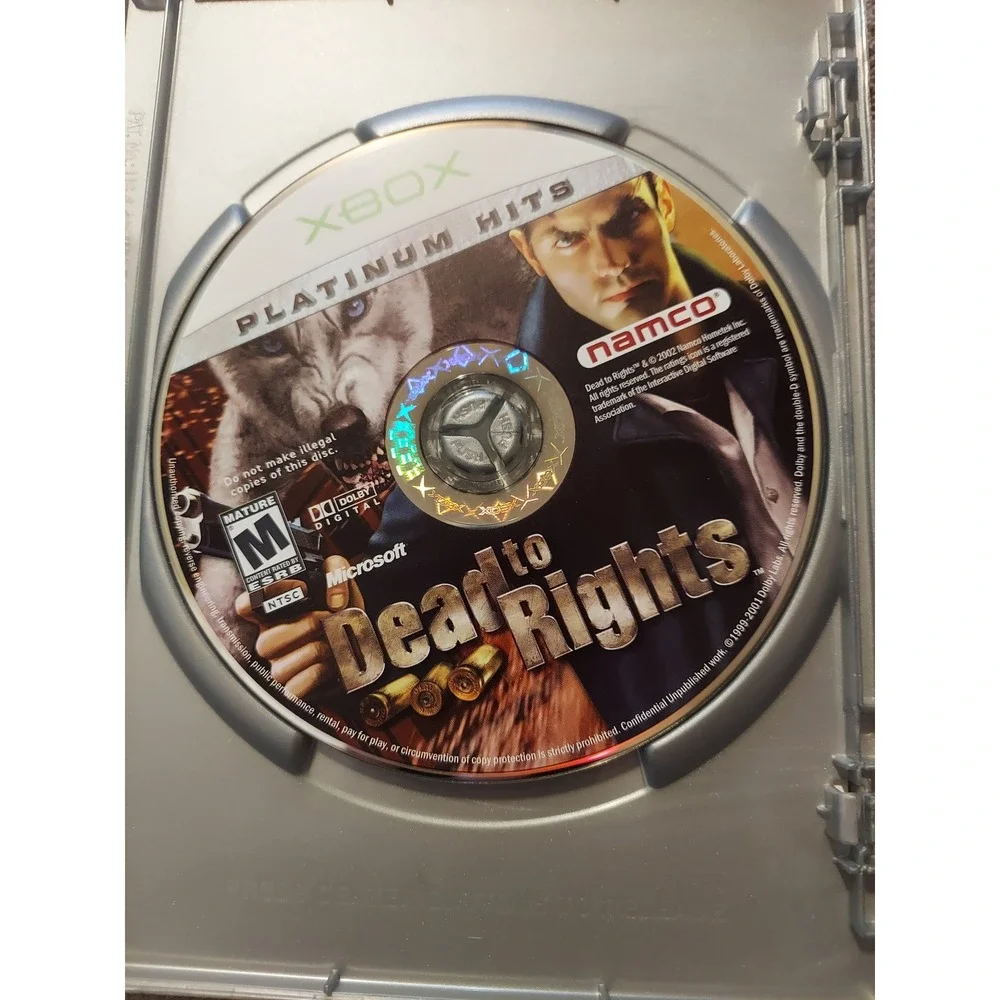 Xbox Platinum Hits Dead to Rights Video‎ Game Complete in Case